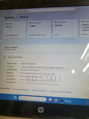 ল্যাপটপ এইচপি EliteBook 8470P ৮জিবি ইন্টেল কোর i5 এইচডিডি ৫০০জিবি