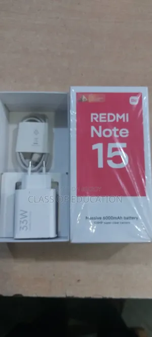  Xiaomi Redmi Note 15 ১২৮ জিবি ব্ল্যাক