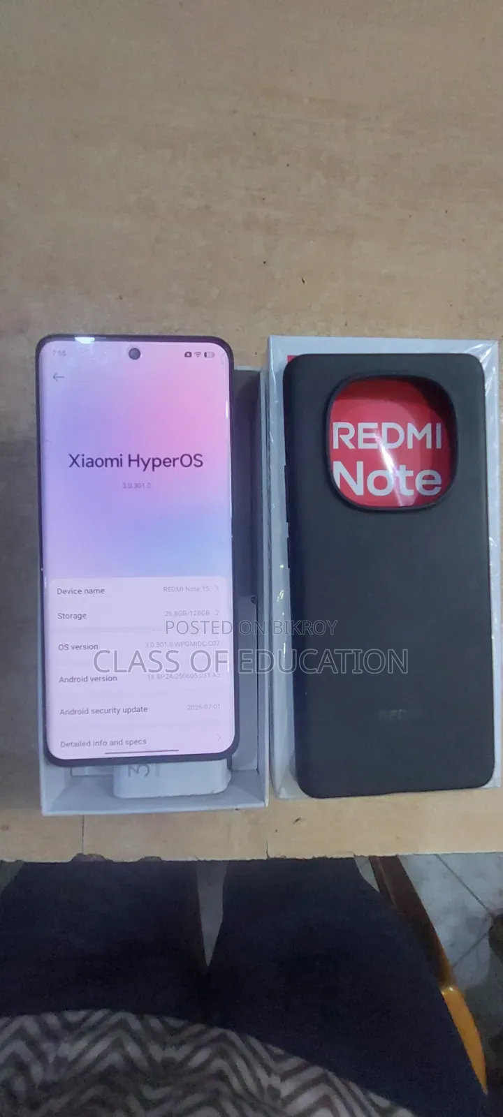 Xiaomi Redmi Note 15 128 GB Black
