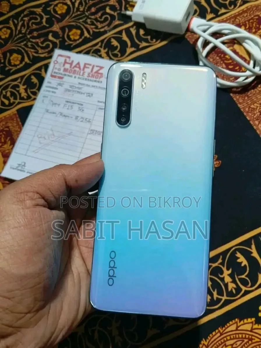 Oppo F15 256 GB Blue
