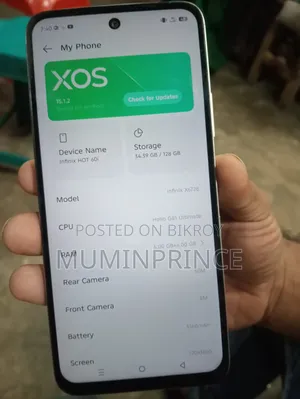 Infinix Hot 60i 128 GB Silver