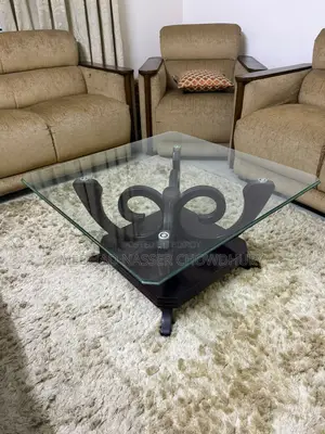 Used Living Room Set - Sofa, Table & Carpet