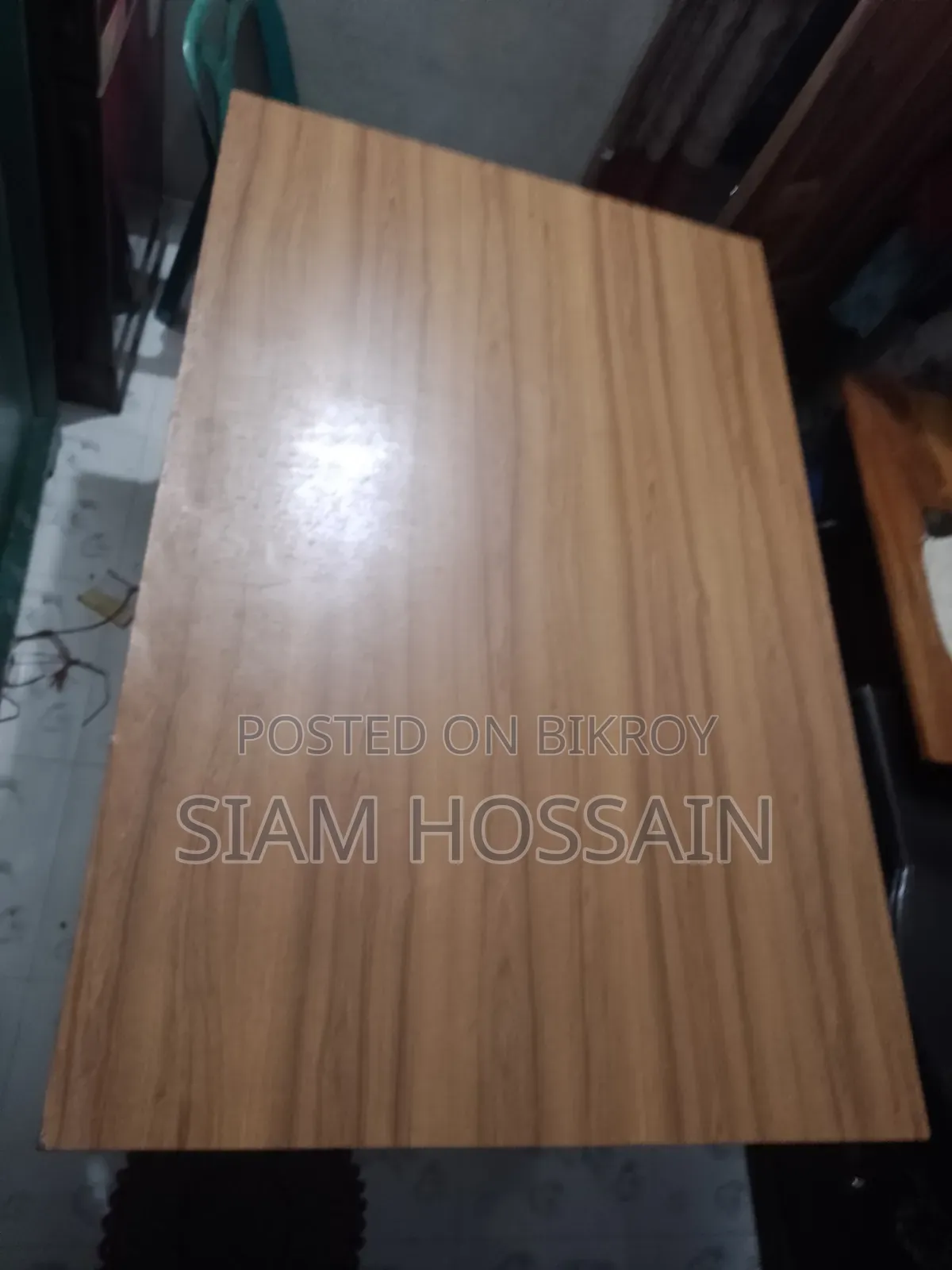 Used Large Wooden Dining / Study Table (60" X 40") for Sale