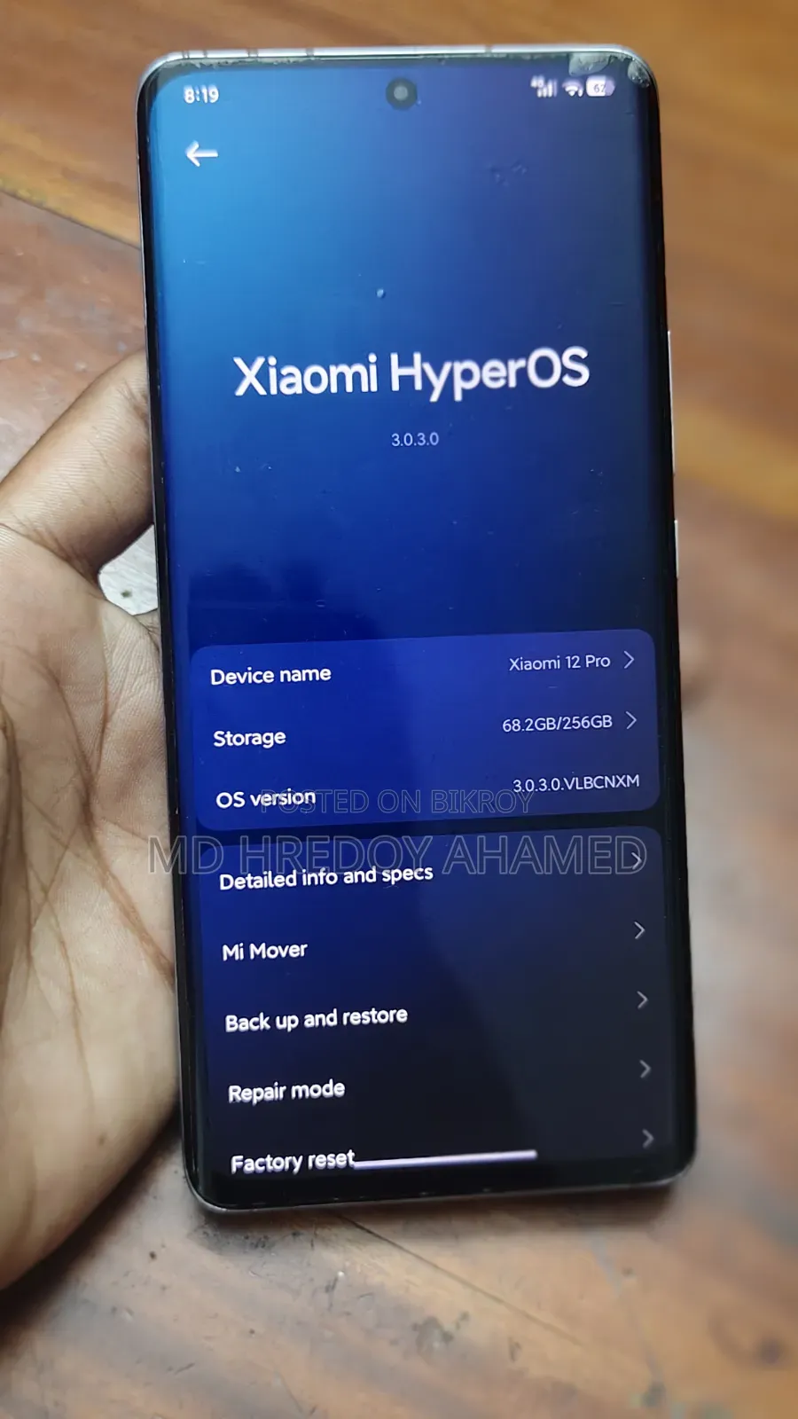 Xiaomi 12 Pro 256 GB Blue