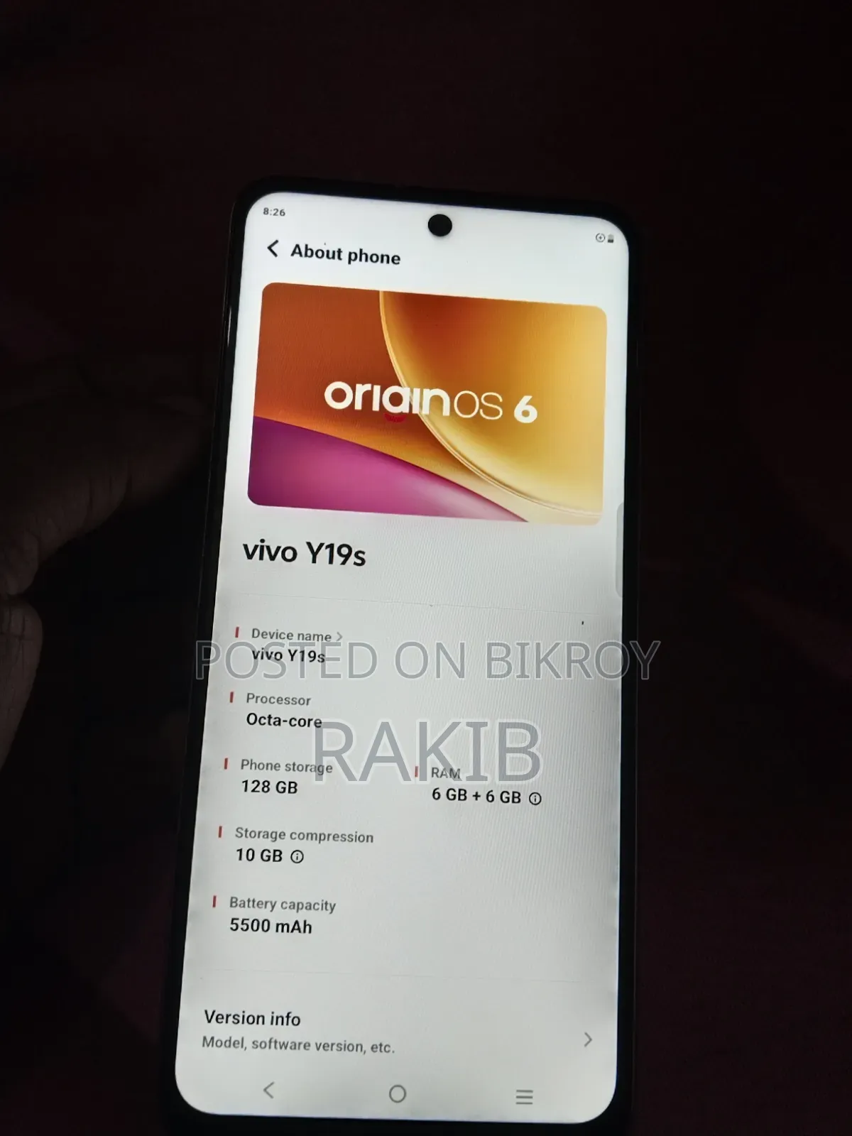 Vivo Y19s 128 GB White