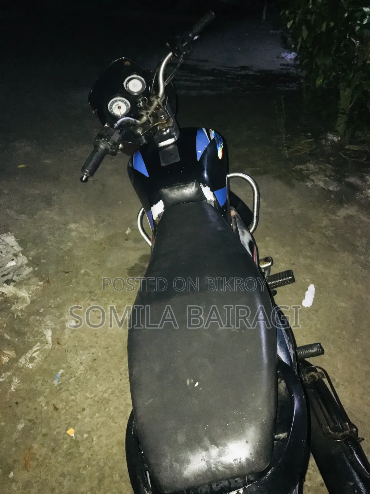 বাজাজ প্লাটিনা ১০০ ২০১৭ কালো