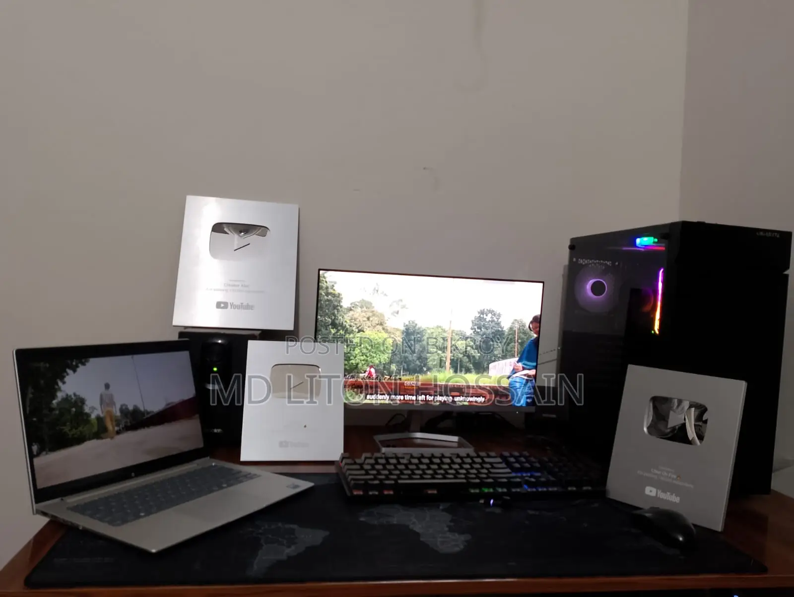 Desktop Computer 16GB AMD Ryzen 5 SSD 128GB
