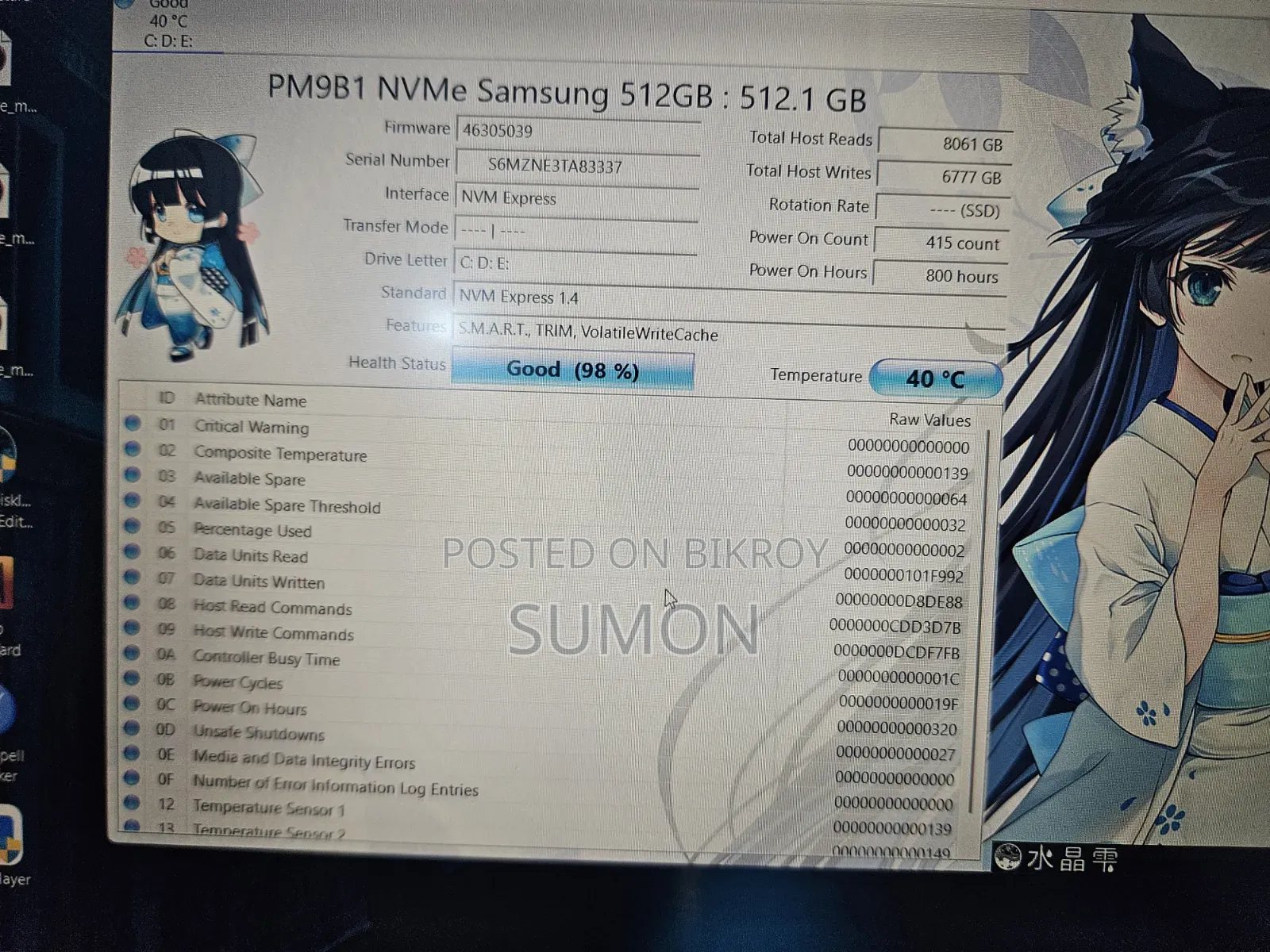Laptop Dell Inspiron 15 3GB Intel Core i3 HDD+SSD 512GB