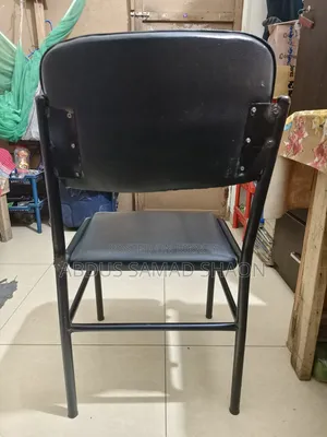 অফিস/হোম ভিজিটর চেয়ার ফোম এবং লেদার - কালো