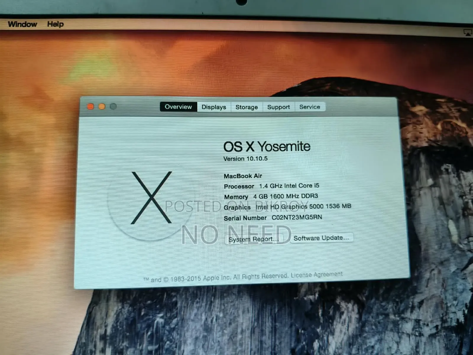 ল্যাপটপ Apple MacBook 2014 2GB Apple M3 Pro eMMC 128GB