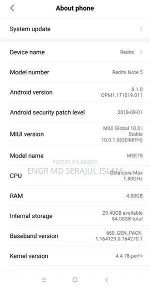 Xiaomi Redmi Note 5 Pro 64 GB Red