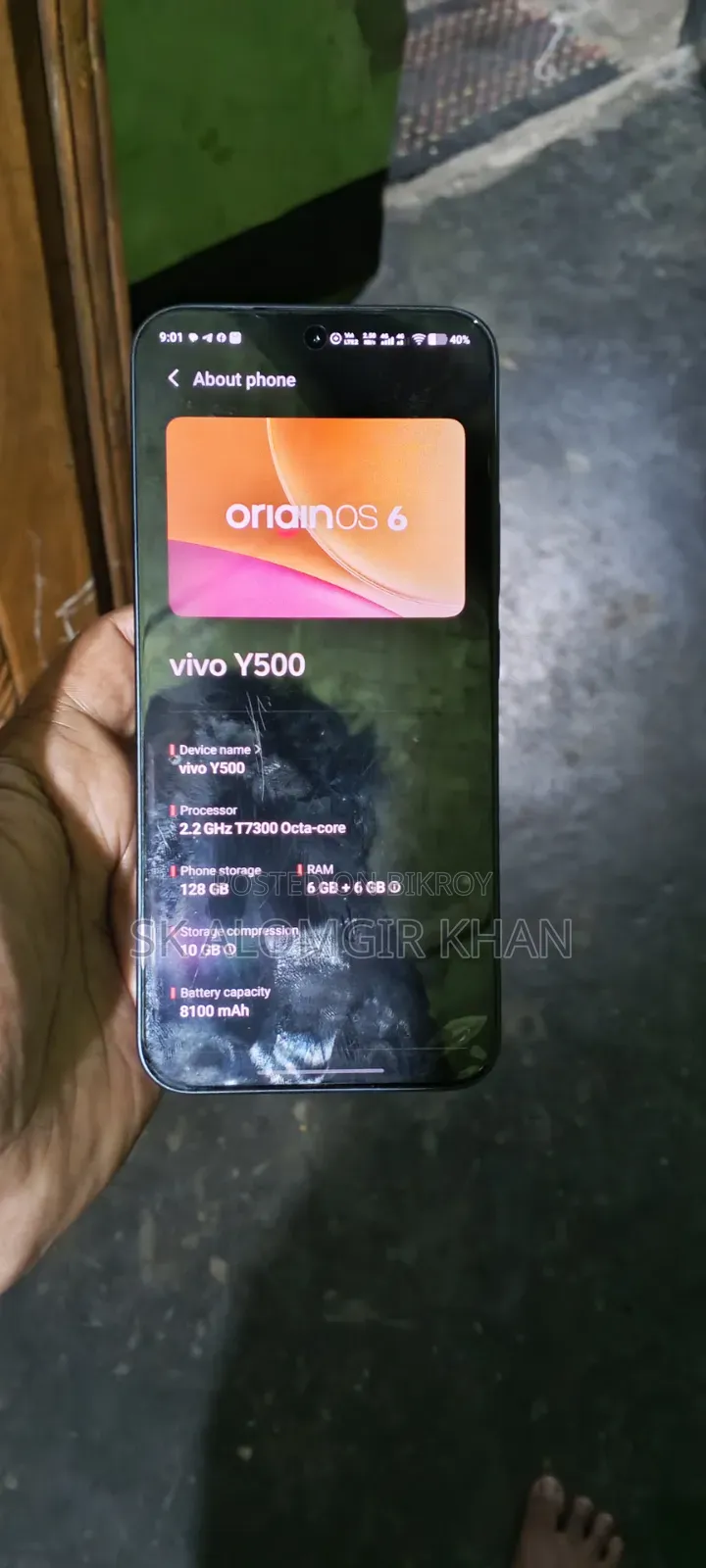 Vivo Y500 128 GB Blue