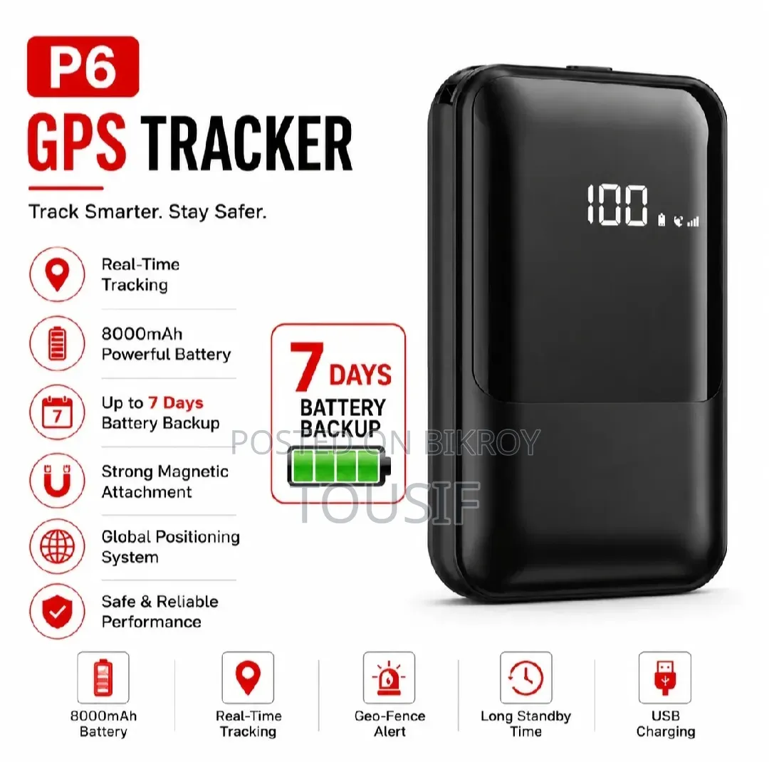 Sino GPS P6 | 8000 mAh Battery | 7 Days Battery Backup