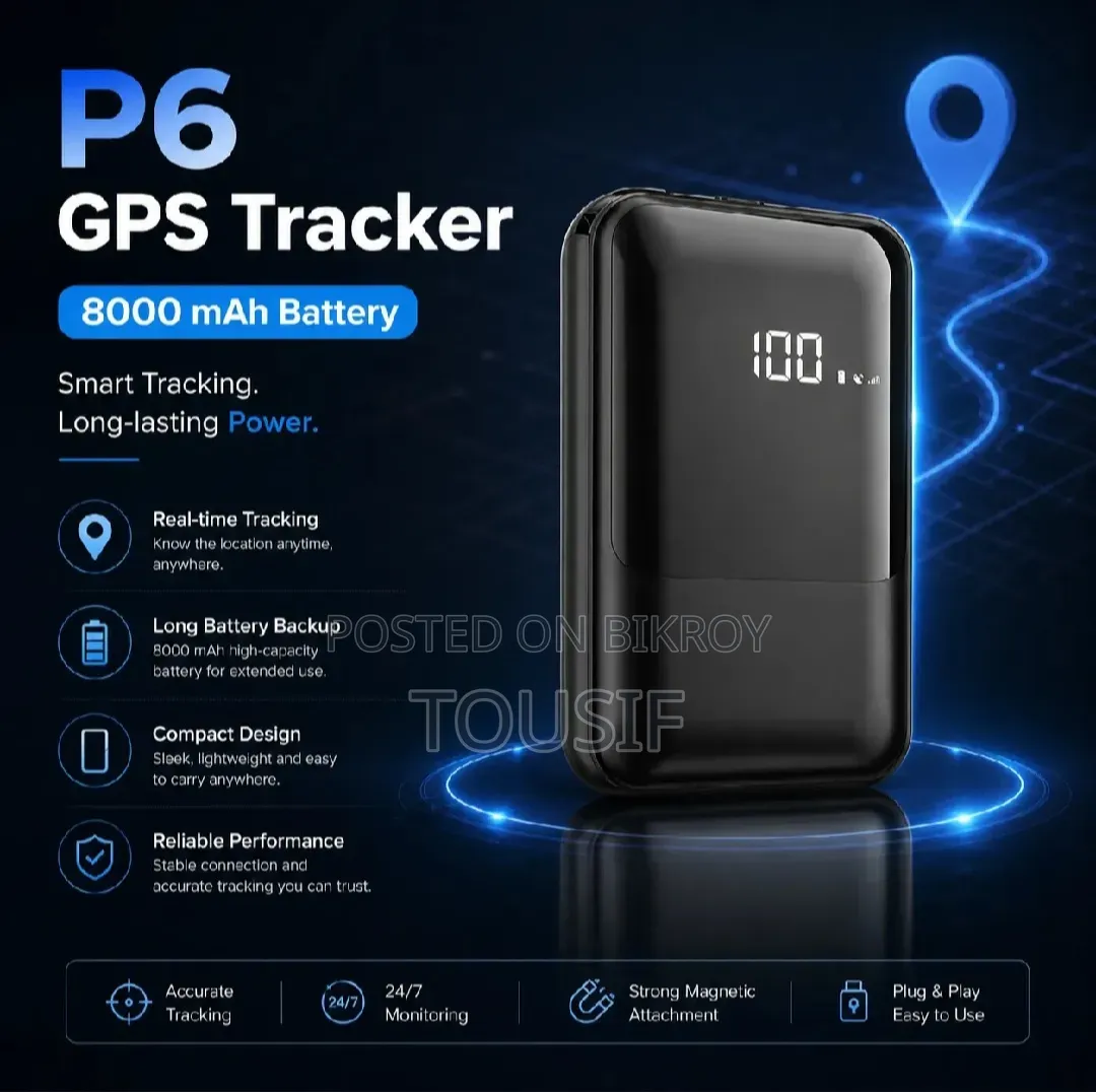 Sino GPS P6 | 8000 mAh Battery | 7 Days Battery Backup