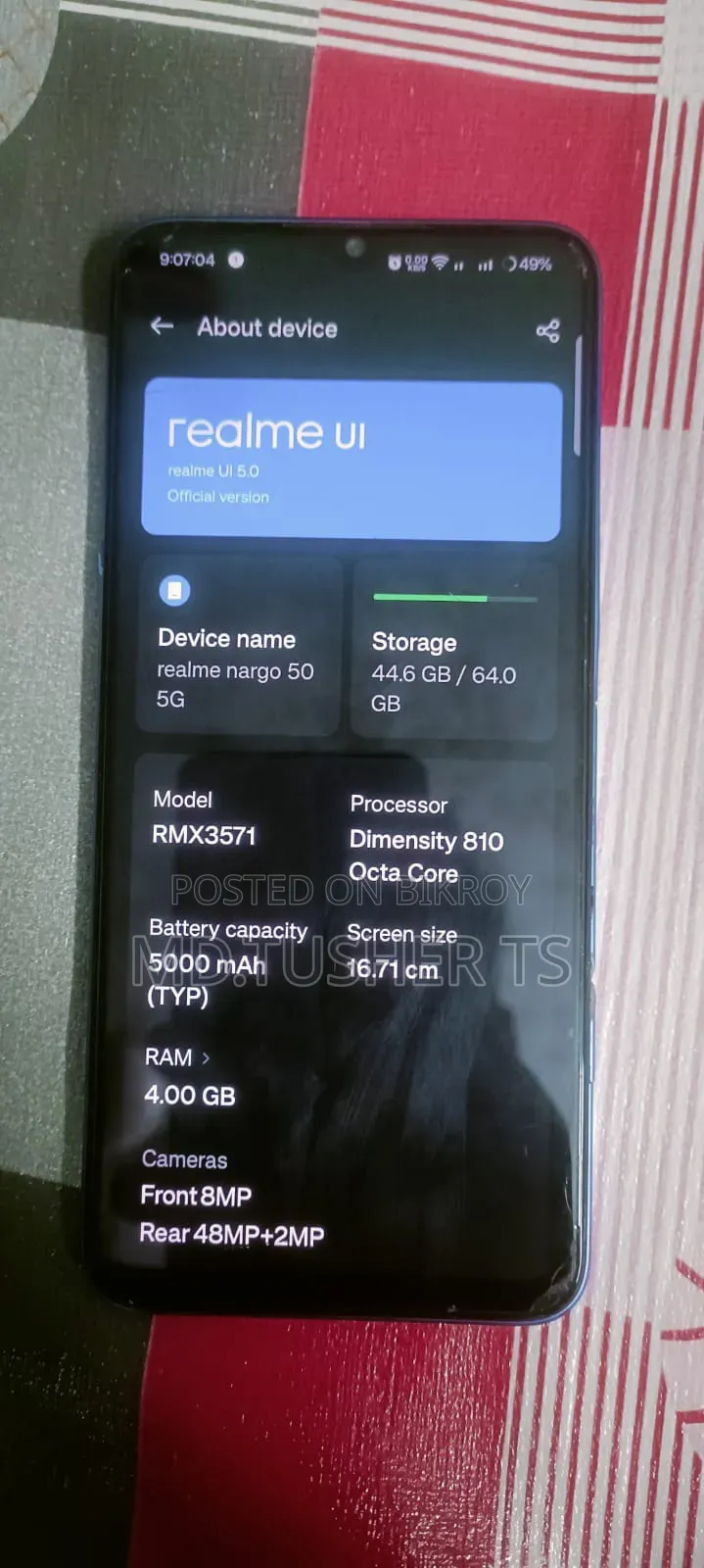 Realme Narzo 50 5G 64 GB Blue