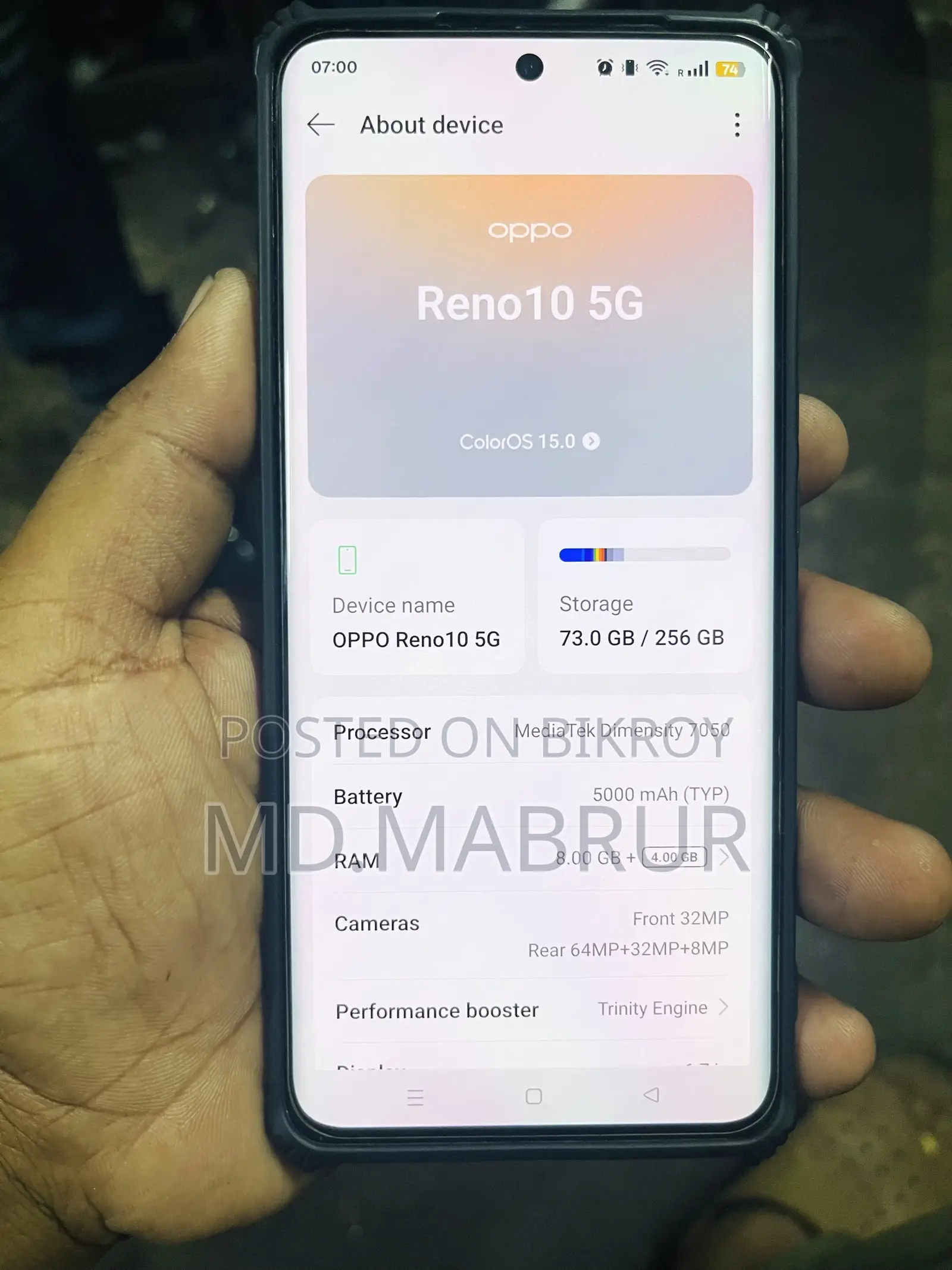 Oppo Reno 256 GB Pink
