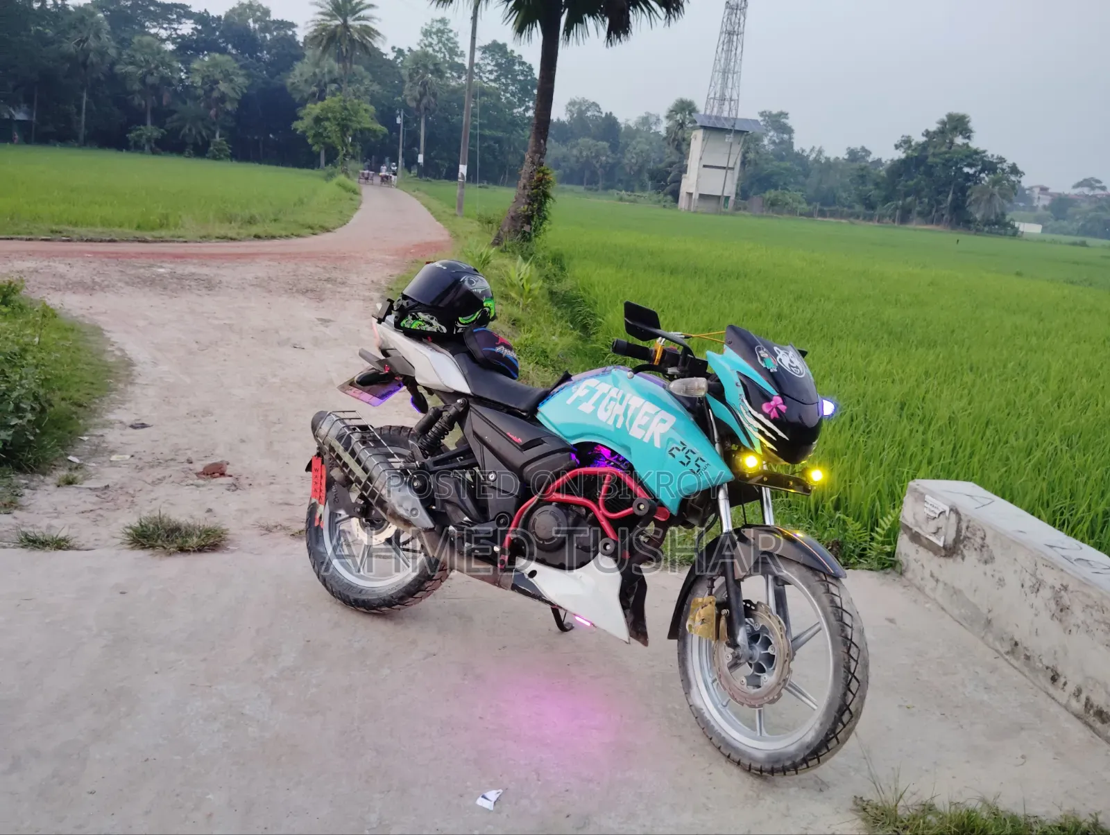 TVS Apache RTR 160 2V 2021 Blue
