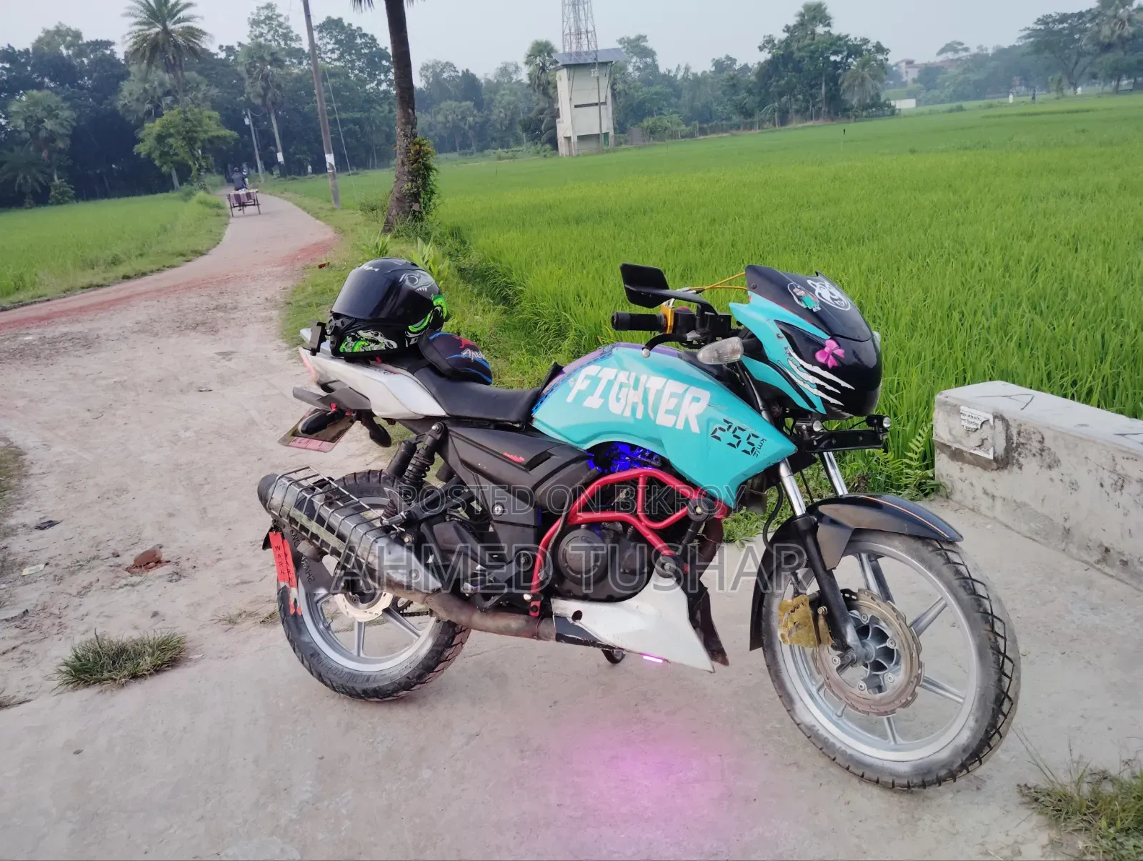 TVS Apache RTR 160 2V 2021 Blue