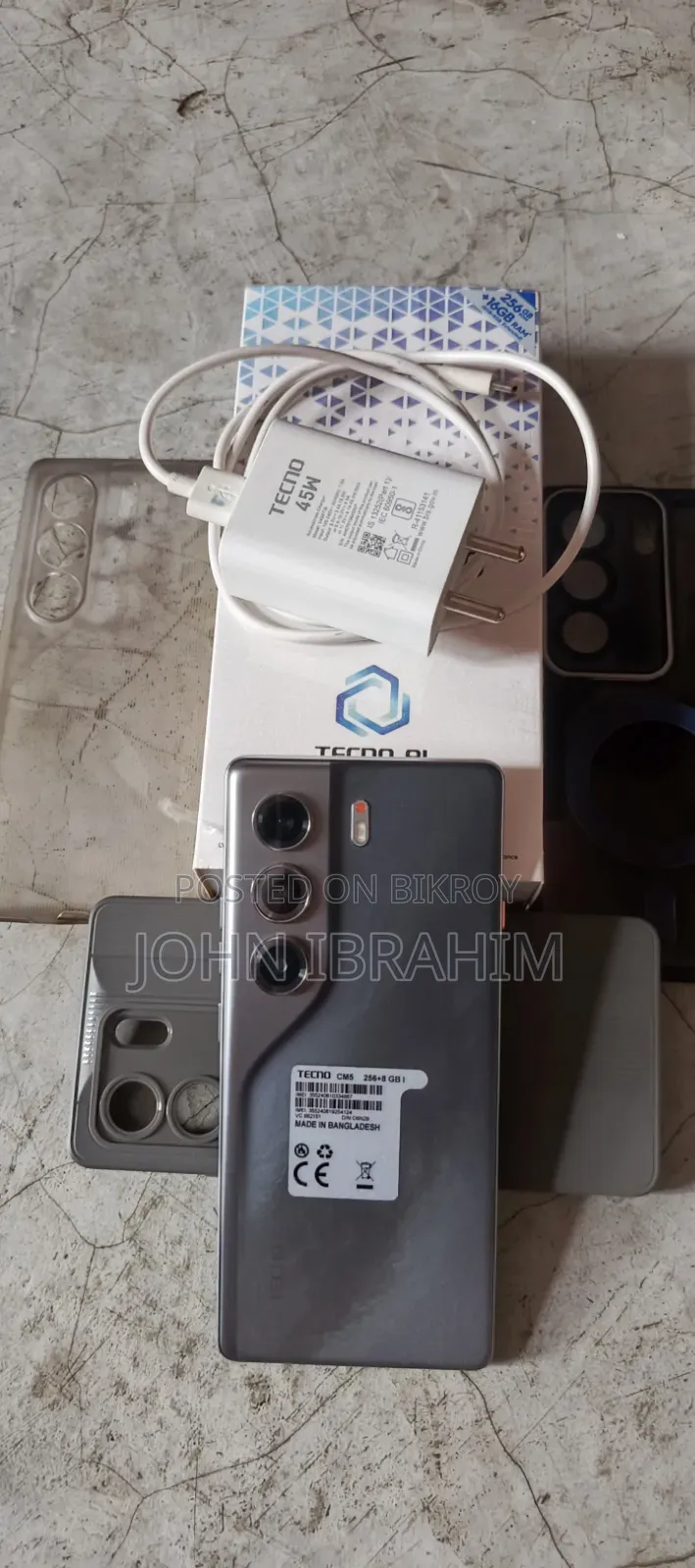 New Tecno Camon 40 256 GB Black