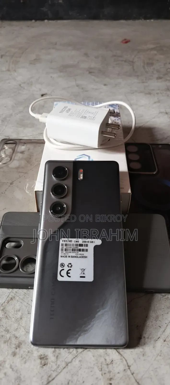New Tecno Camon 40 256 GB Black