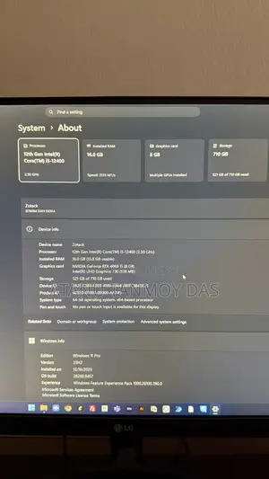 Desktop Computer Gigabyte 16GB Intel Core i5 SSD 256GB