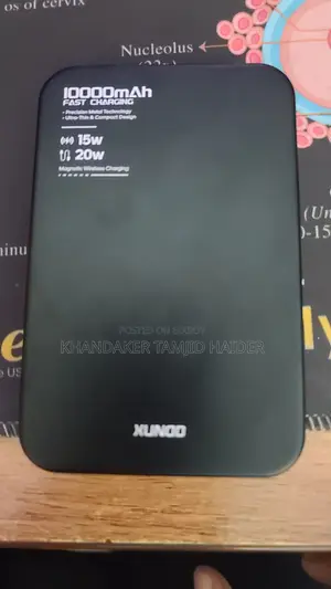 XUNDD 10000mAh Magnetic Wireless Power Bank 20W