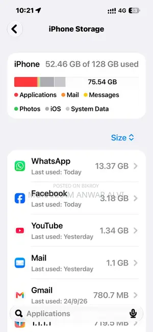 Apple iPhone 15 Plus 128 GB Black