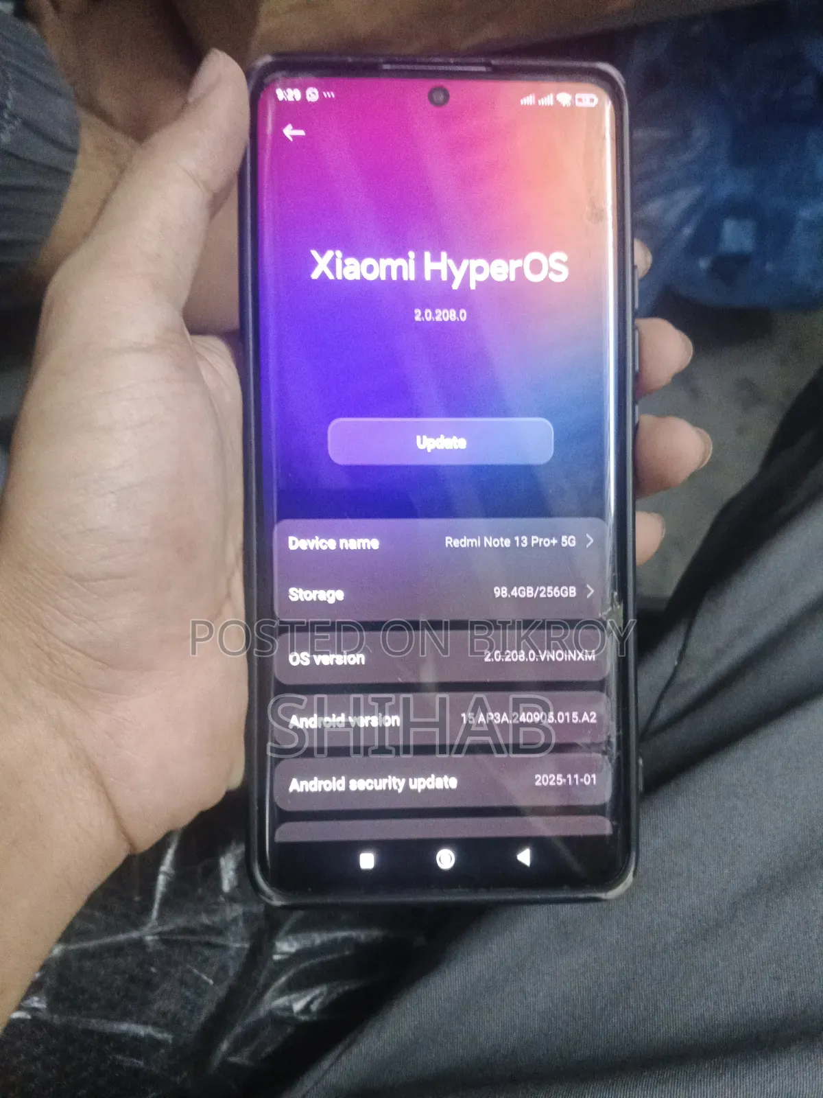 শাওমি রেডমি নোট ১৩ প্রো প্লাস ২৫৬ জিবি রেড