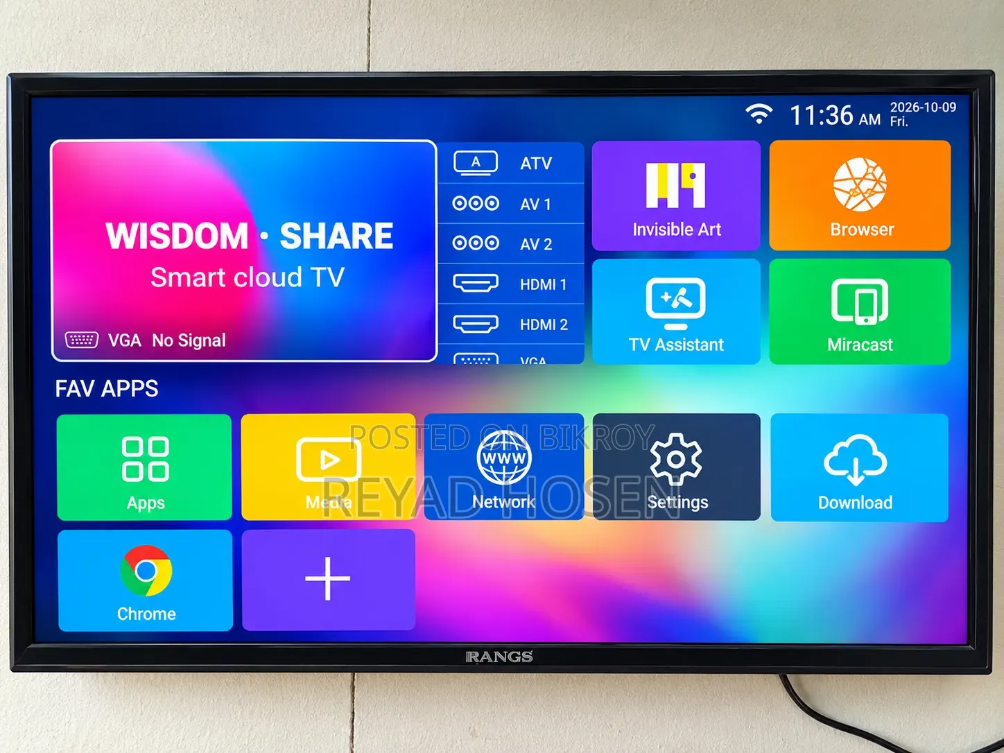 Rangs Smart Android LED TV 21 Inc