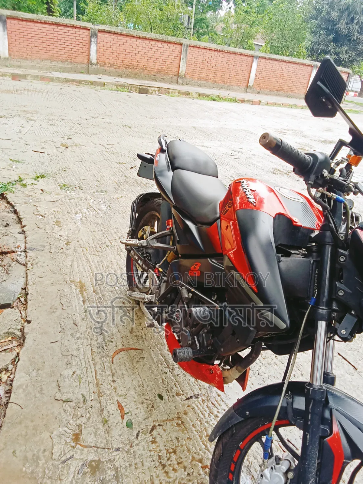 বাজাজ পালসার এনএস ১৬০ ২০১৯ লাল