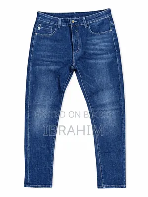 Premium Blue Denim Jeans Pant – Size 33 | Stylish Casual Fit