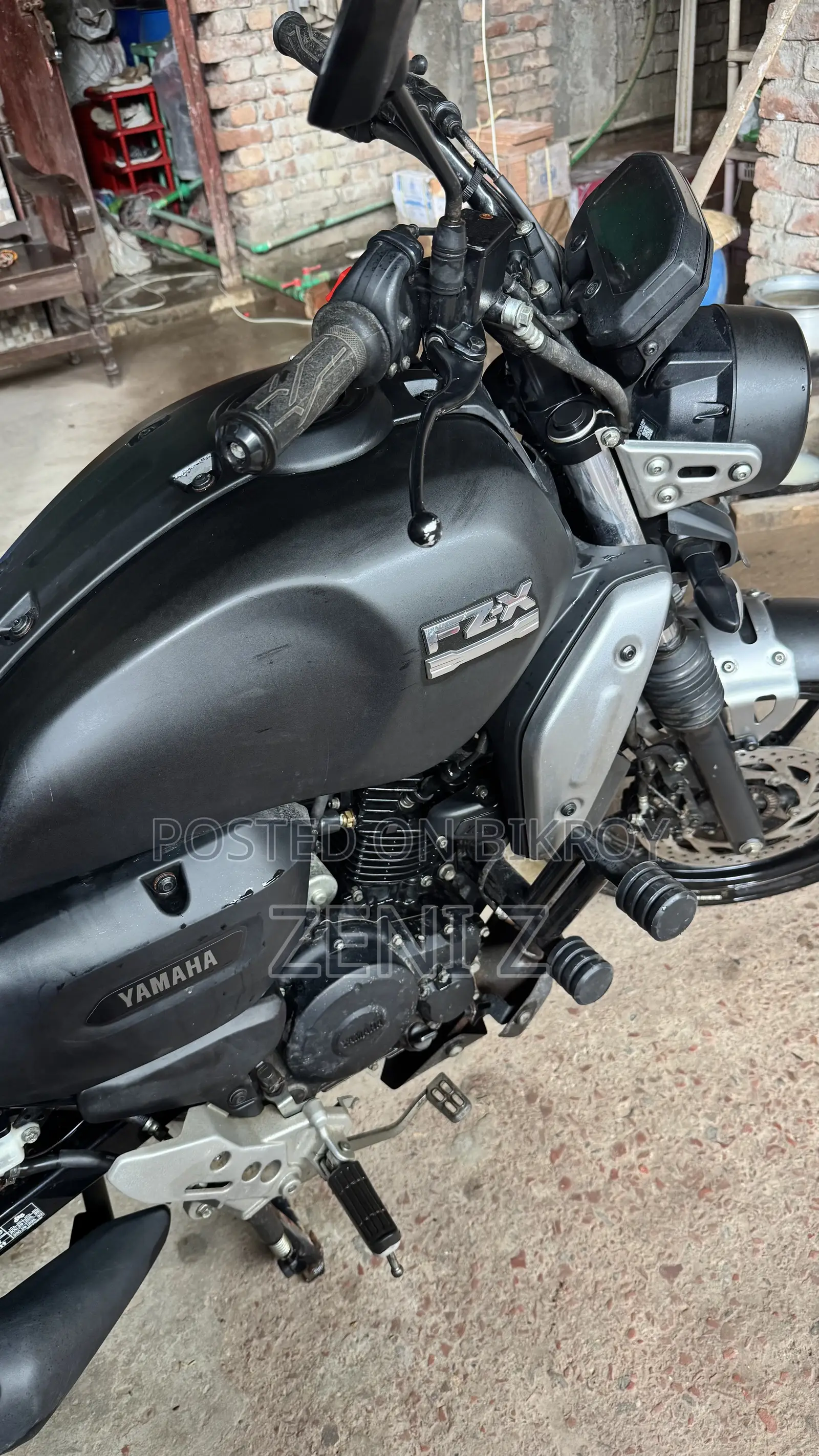 New Yamaha FZ-X 2024 Black