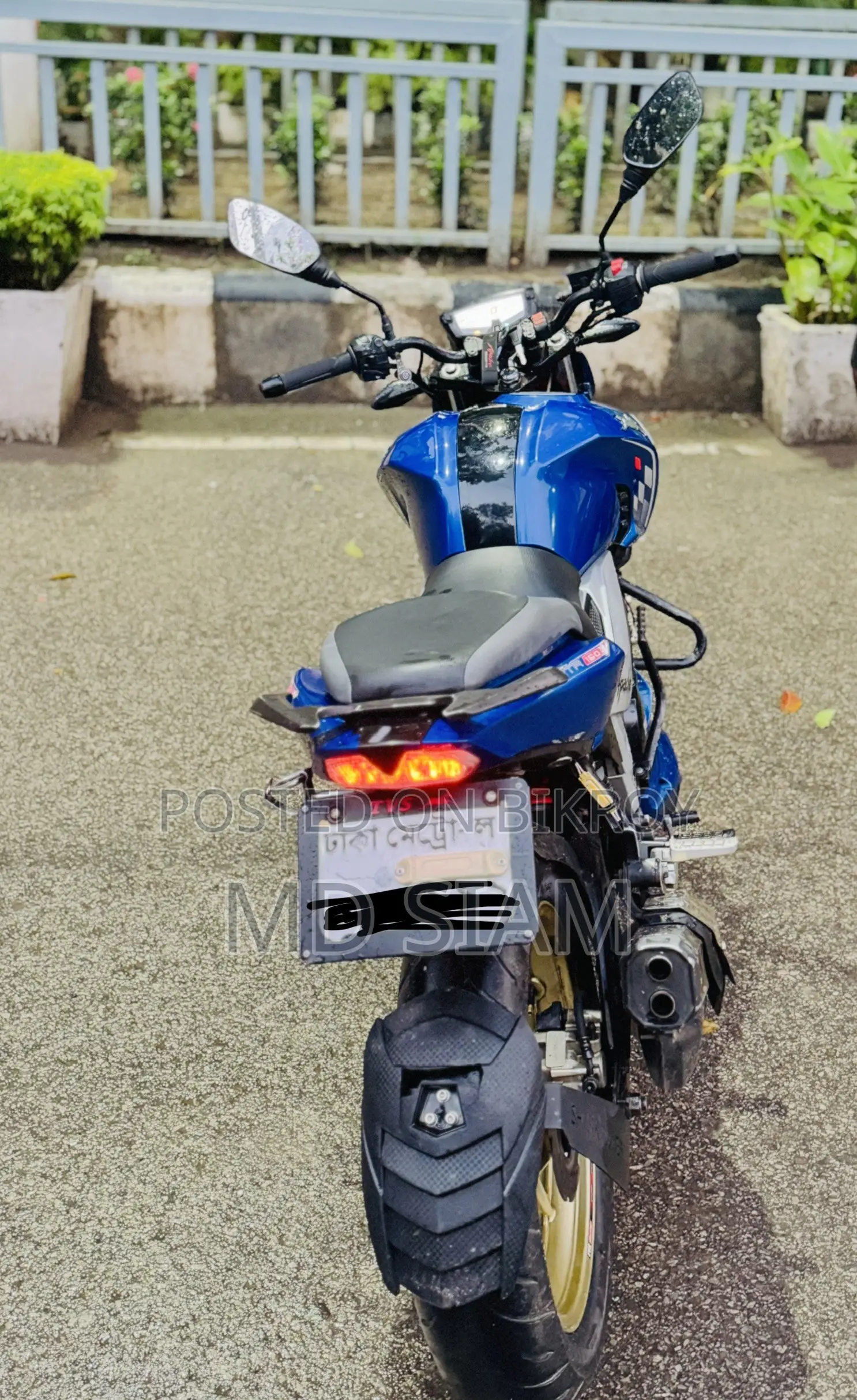 TVS Apache RTR 160 2V ABS 2021 Blue