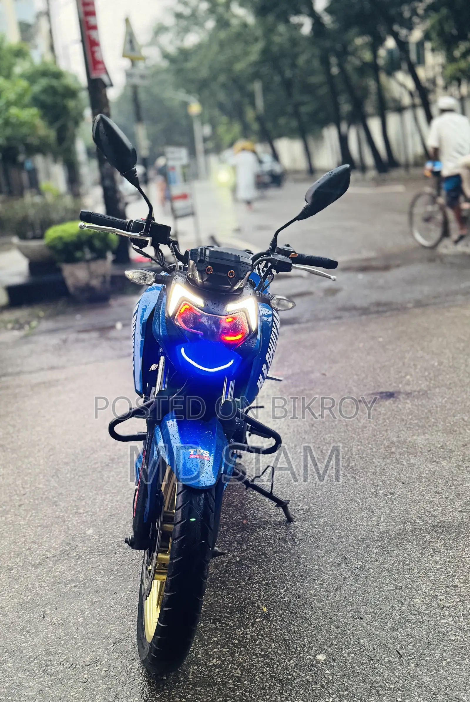 TVS Apache RTR 160 2V ABS 2021 Blue