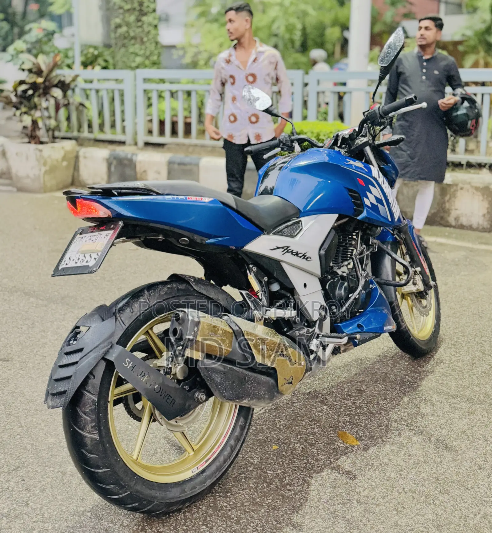 TVS Apache RTR 160 2V ABS 2021 Blue