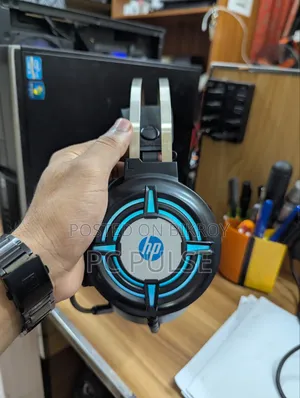 HP H120 USB 2 Pin Gaming Headset With Mic Control (Black)