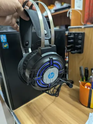 HP H120 USB 2 Pin Gaming Headset With Mic Control (Black)