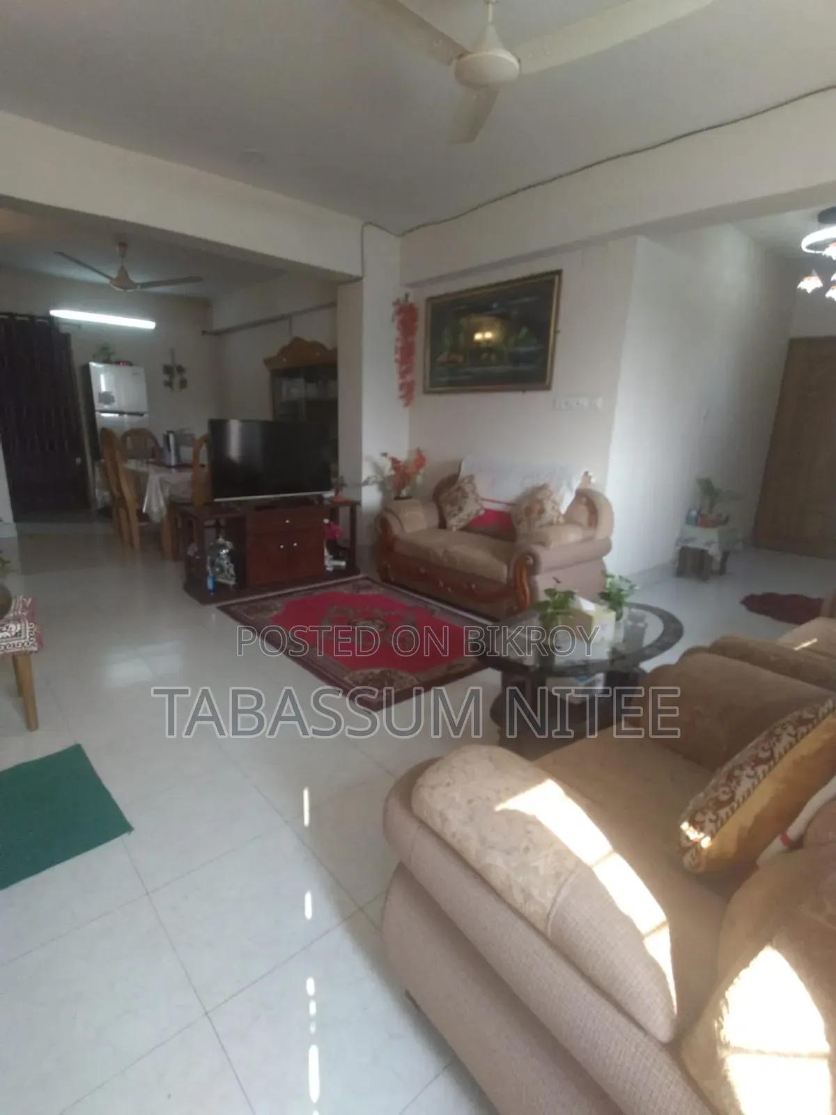 Furnished 3-Bedroom Apartment in Uttara for sale