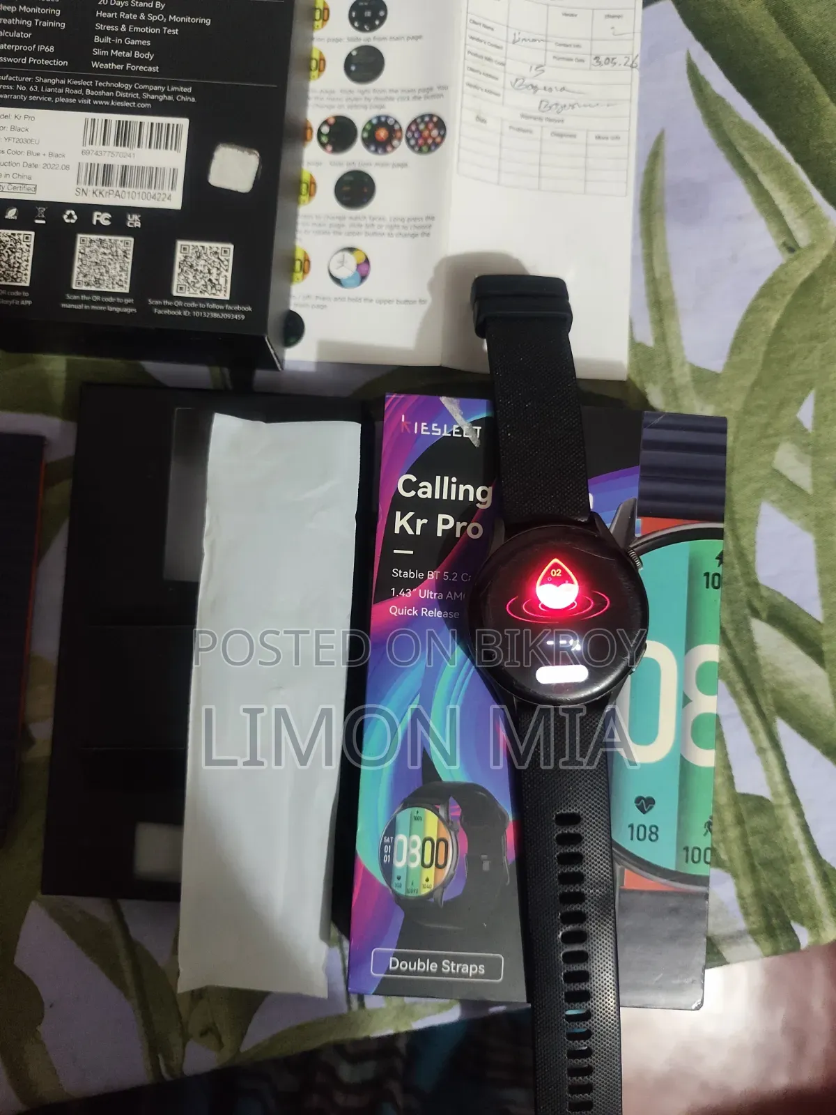 Smart Watch Kieslect Kr Pro
