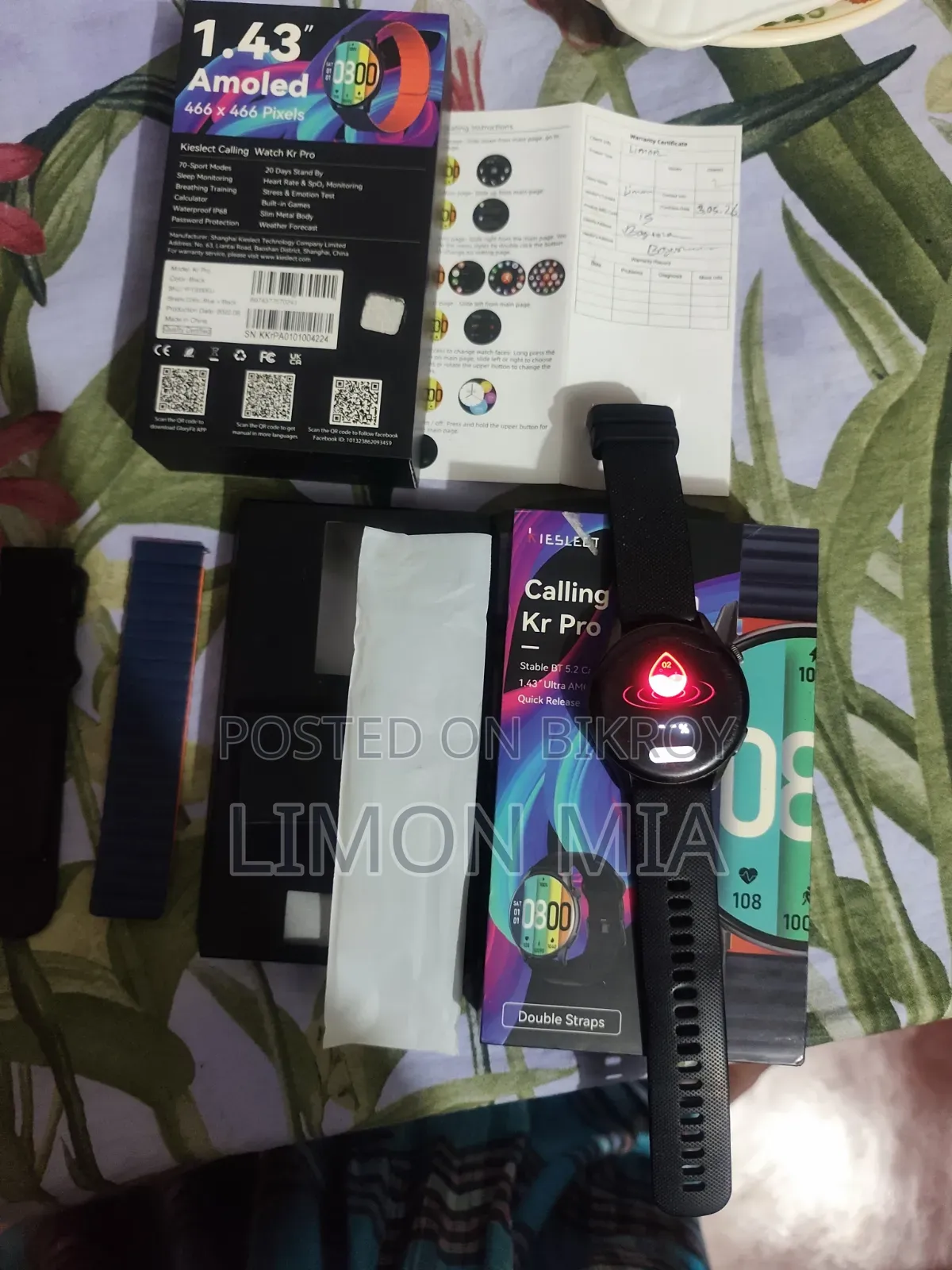 Smart Watch Kieslect Kr Pro
