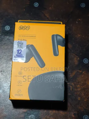 QCY T13 Pro (ANC) - Original Box & All Accessories