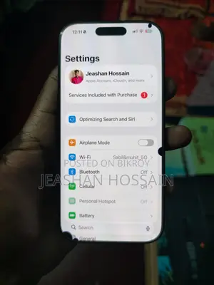 অ্যাপল আইফোন ১৬ প্রো ১২৮ জিবি ব্ল্যাক