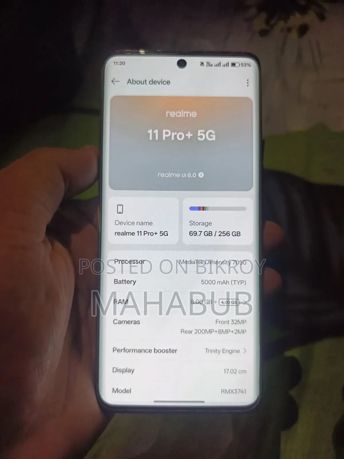 Realme 11 Pro+ 256 GB White