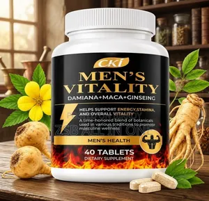Men’s Vitality With Damiana+Maca+Ginseng for Men’s Health 40 Tablets