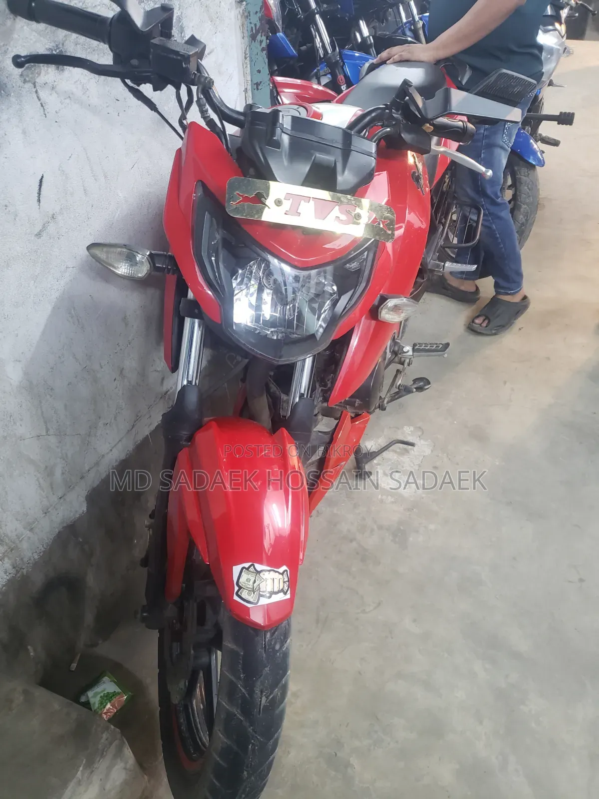 TVS Apache 160 4V 2019 Blue