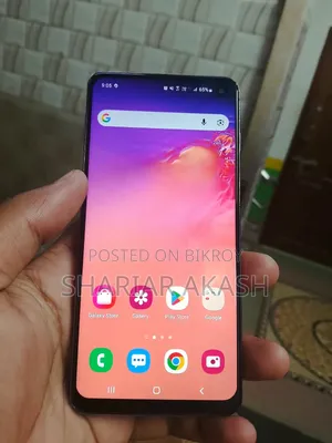 স্যামসাং গ্যালাক্সি এস১০ ১২৮ জিবি কালো