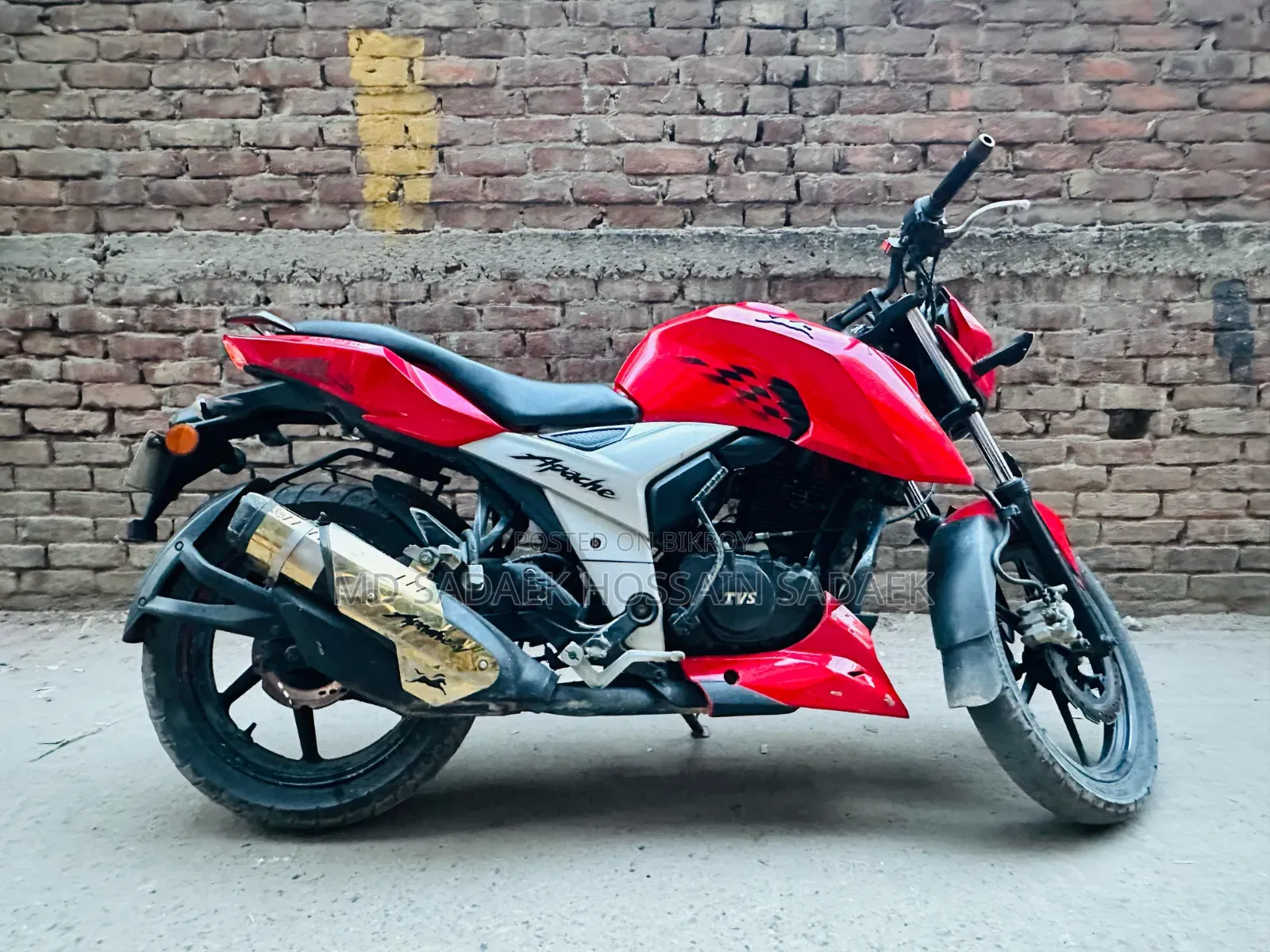 TVS Apache 160 4V 2019 Blue