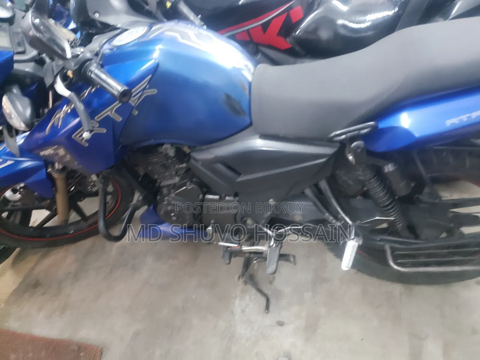 TVS Apache RTR 160 2V 2018 Blue
