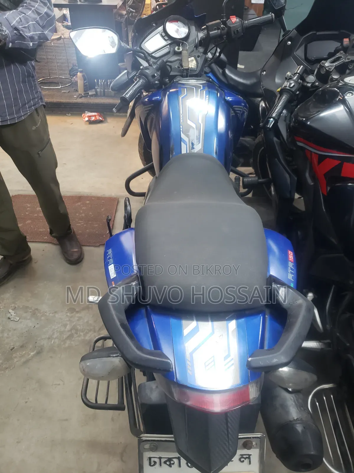 TVS Apache RTR 160 2V 2018 Blue