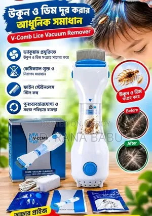 V Comb Lice Vacuum Remover